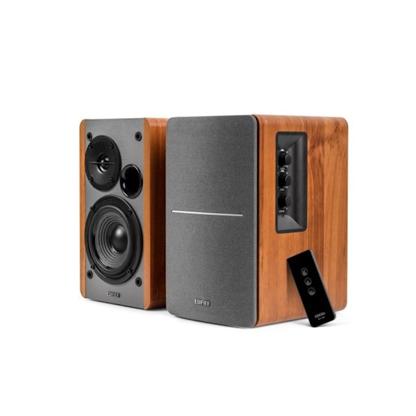 Edifier Studio R1280DB 2.0 Bookshelf Bluetooth Speakers | Optical Input | BT | AUX | 42 W | Brown