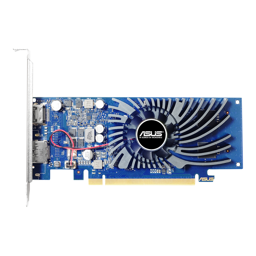 Asus GeForce® GT 1030 2GB GDDR5 low profile Graphics Card for HTPC | 64 bit | GT1030-2G-BRK | 90YV0AT2-M0NA00