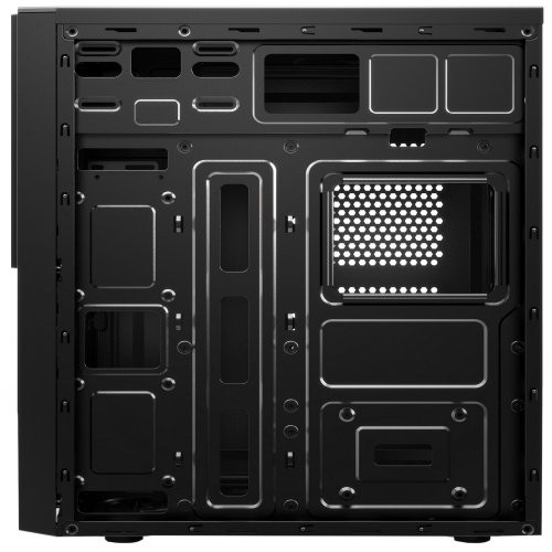 2E Computer case ALFA (E1903U-400)with PSU 2EATX400, MidT,2xUSB2.0,1xUSB3.0, steel (side panel), black 2E-E1903U-400