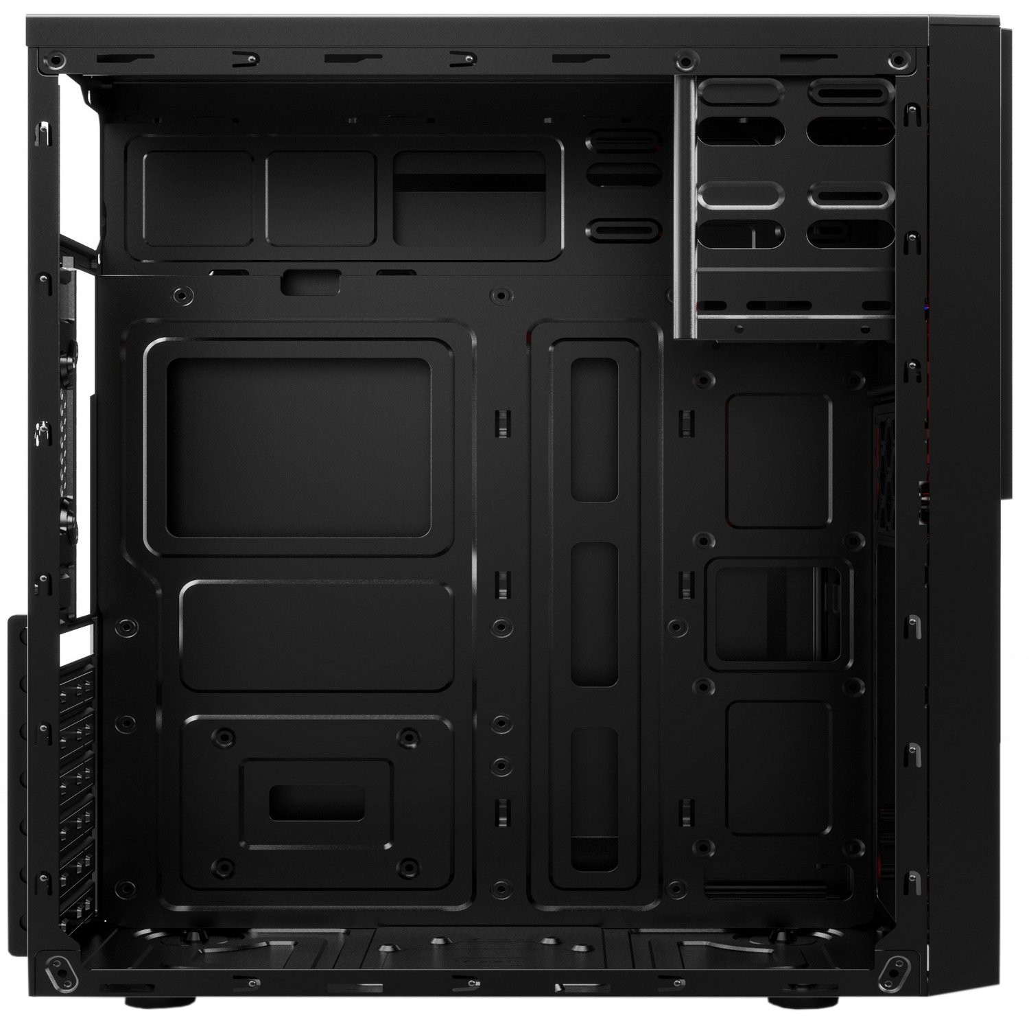 2E Computer case ALFA (E1903U-400)with PSU 2EATX400, MidT,2xUSB2.0,1xUSB3.0, steel (side panel), black 2E-E1903U-400