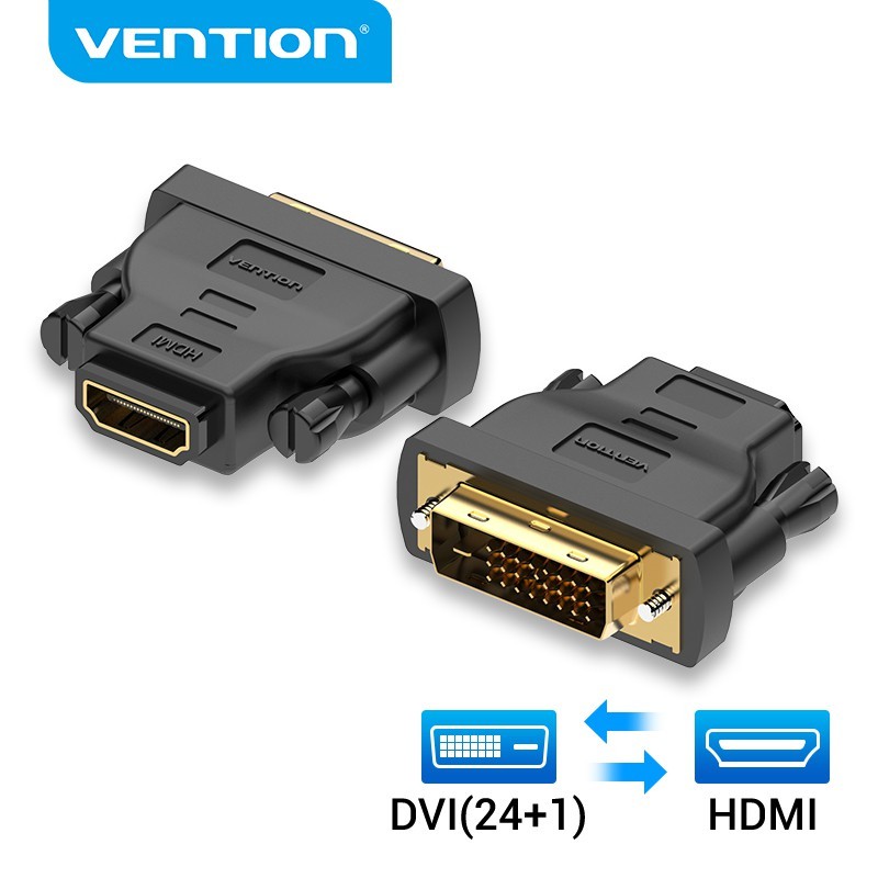 Vention AILB0 HDMI Female to DVI (24+1) Male Adapter Black