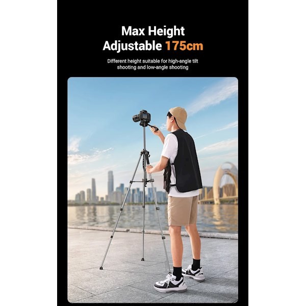 Ugreen LP661 (15187), Specialized Tripod, Black