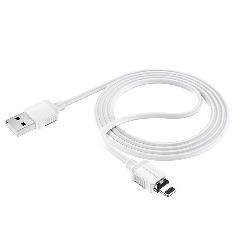 Borofone cable BX57 Effective magnetic charging cable for Lightning white
