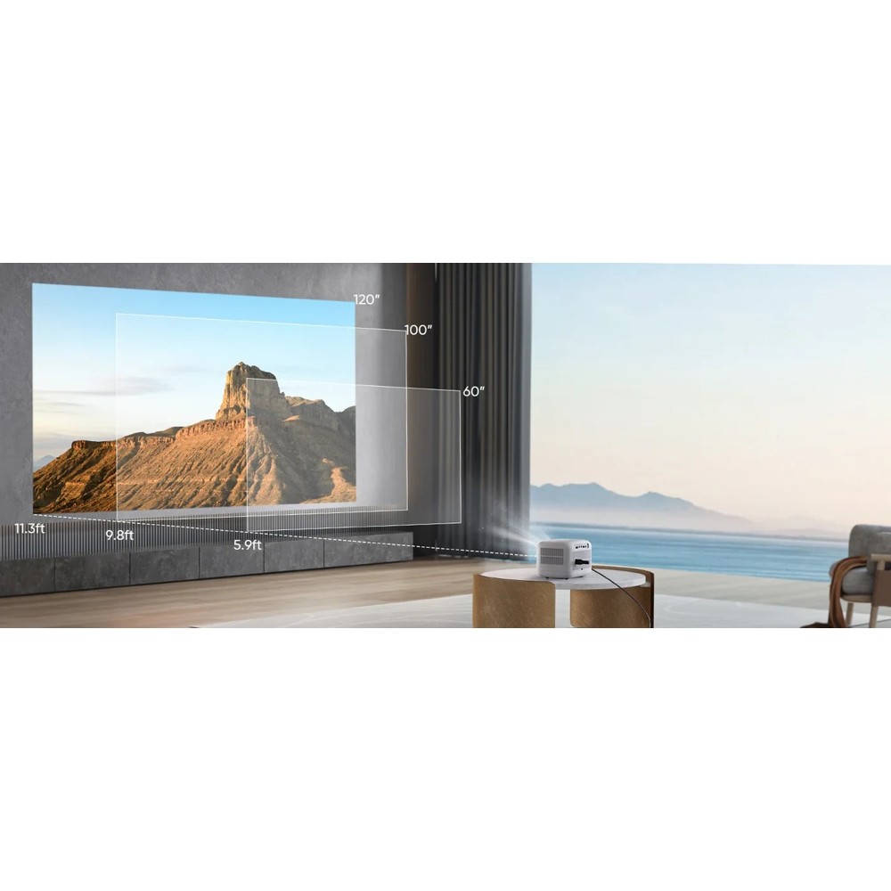 Yaber L1 Home Cinema, LCD Projector, 1280x720, 400lm, White