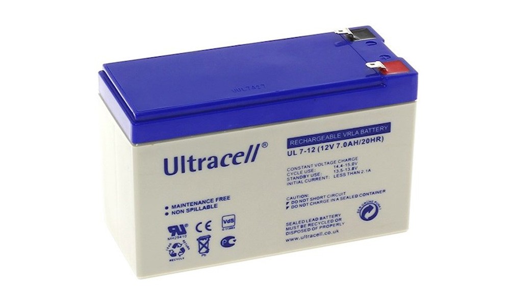 Ultracell 12V/7AH UPS Battery | UL7-12