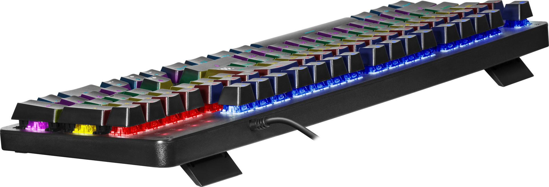 Defender Mechanicalgaming keyboard, RU, anti-ghost, rainbow Reborn GK-165DL