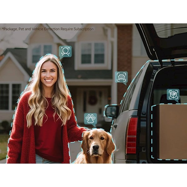 Blurams S20C Omni, Wireless Outdoor Security Camera, White