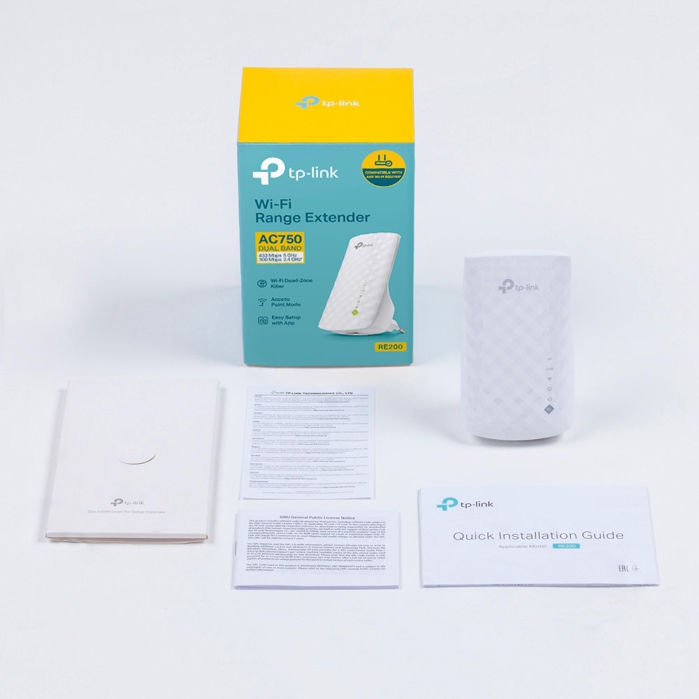 TP-Link, RE200 AC750 Wi-Fi Range Extender