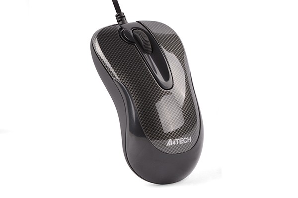 A4Tech N-60F-2 Wired Mouse Carbon