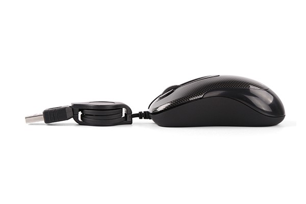 A4Tech N-60F-2 Wired Mouse Carbon