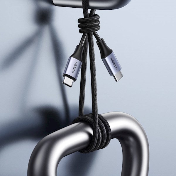 Ugreen US535 (90440), Type-c to Type-c USB-C To USB-C, 2m, Black