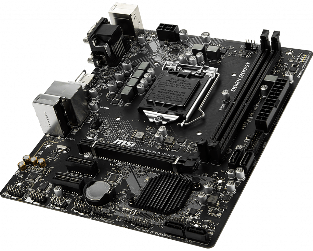 MSI H310M PRO-VDH PLUS Motherboard | FCLGA1151 | Intel® H310 | 2xDDR4 | mATX
